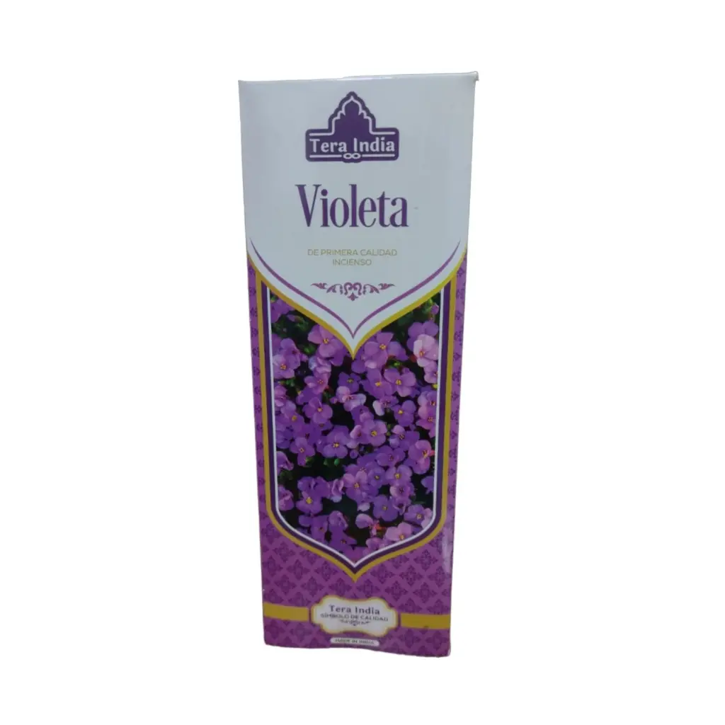 Sahumerio Tera India Violetas x20u