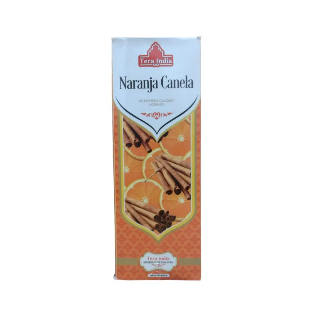 Sahumerio Tera India Naranja Canela x20u