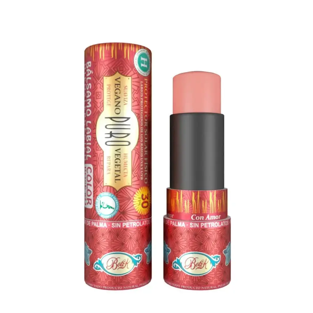 Bálsamo Labial FPS 30 Color ROSE Boti-K
