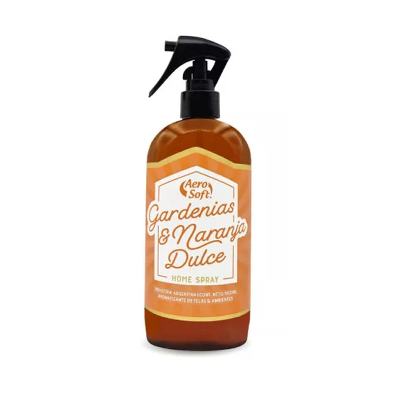 Home Spray Aero Soft Gardenia y Naranja Dulce 500ml