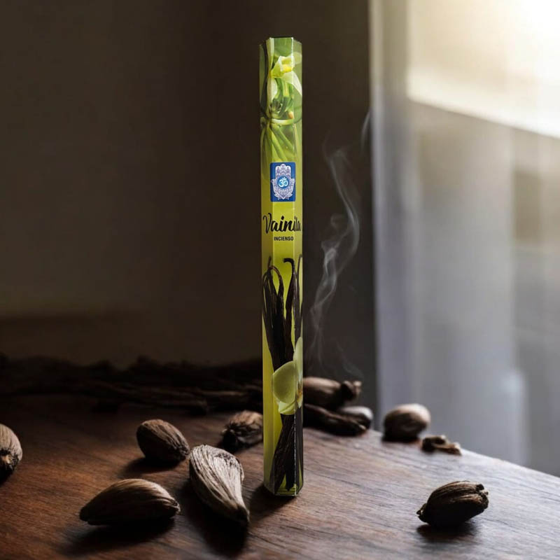 Sahumerio Long New Moon Vainilla 10u