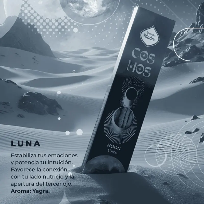 Sahumerio Sagrada Madre Cosmos Luna x8u