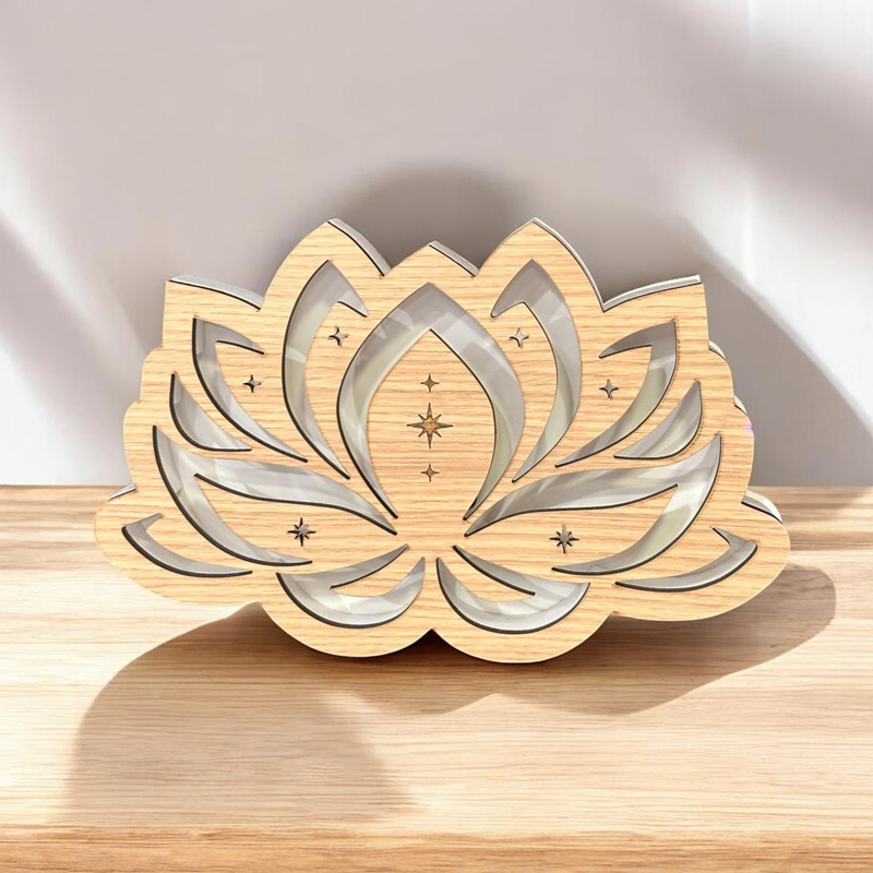 Velador Flor de Loto 18cm