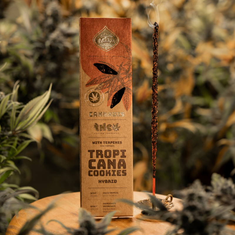 Sahumerio Cannabis THC Tropicana Cookies, Sagrada Madre