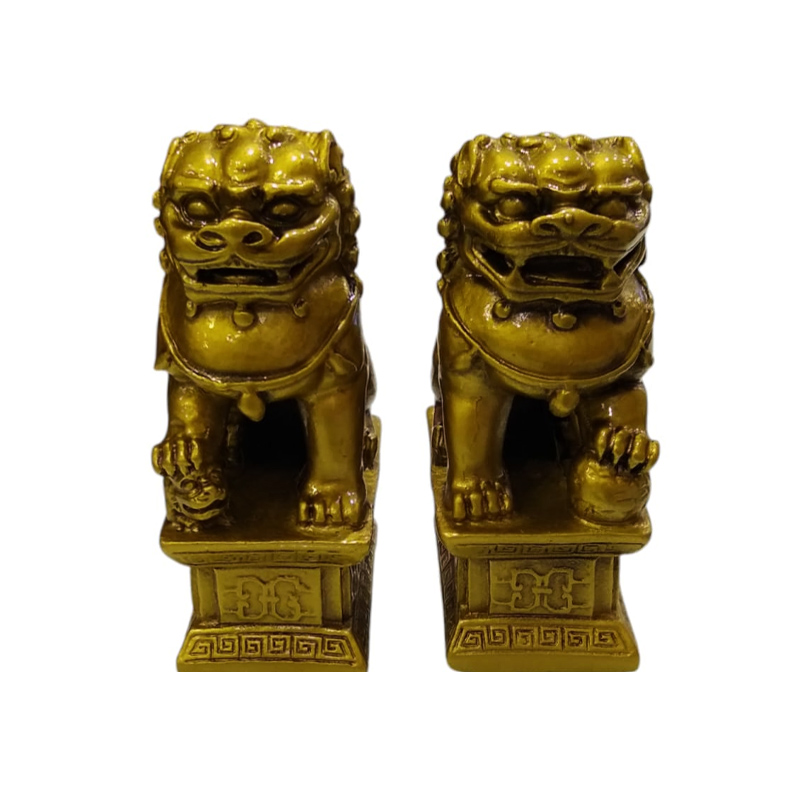 Perro Fu Dorado 11cm