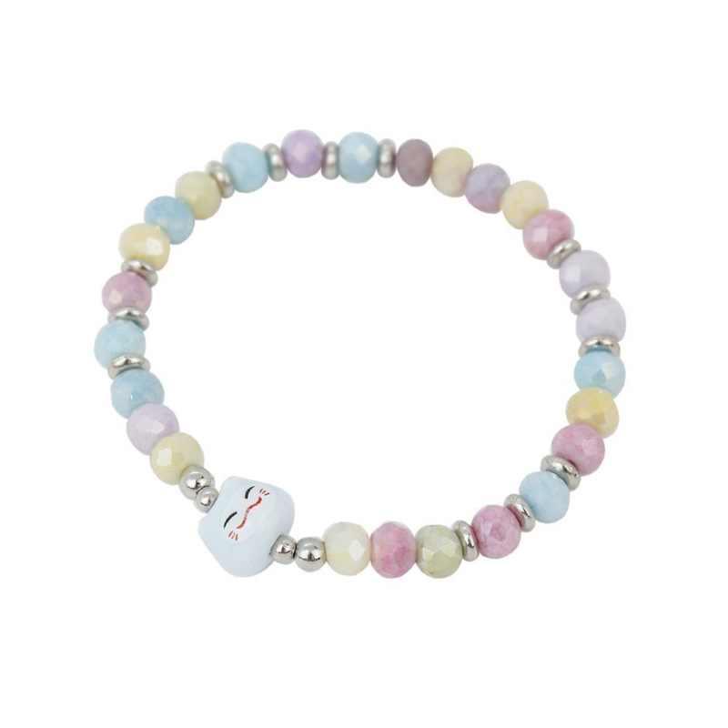 Pulsera Elastica Colores con Gatito