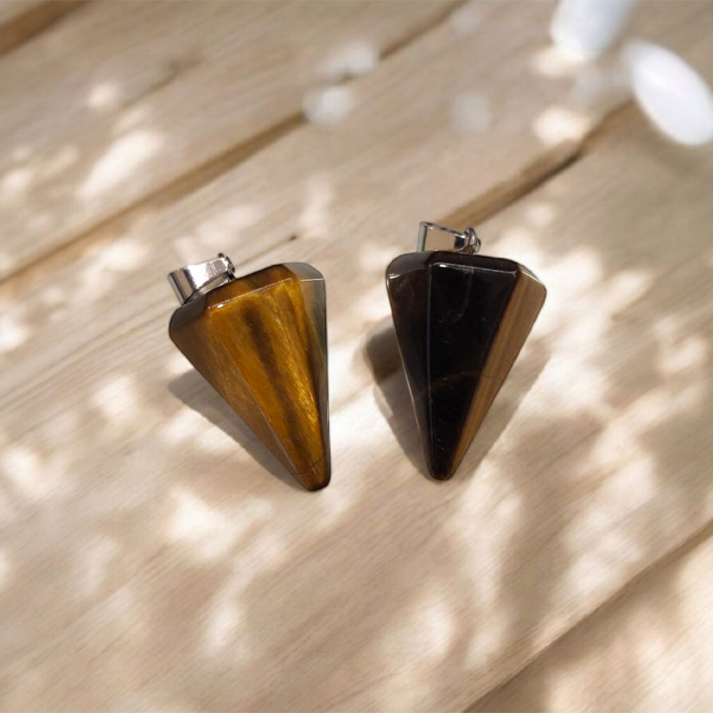 Dije Gema Pendulo Ojo de Tigre