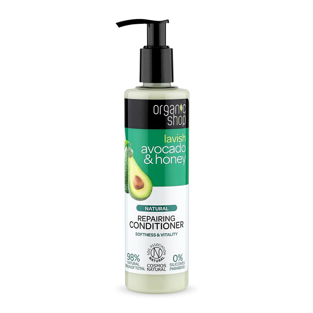 Acondicionador Reparador Palta y Miel Organic Shop x280ml
