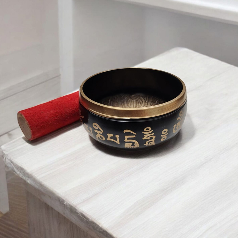 Cuenco Tibetano 10.5cm Negro