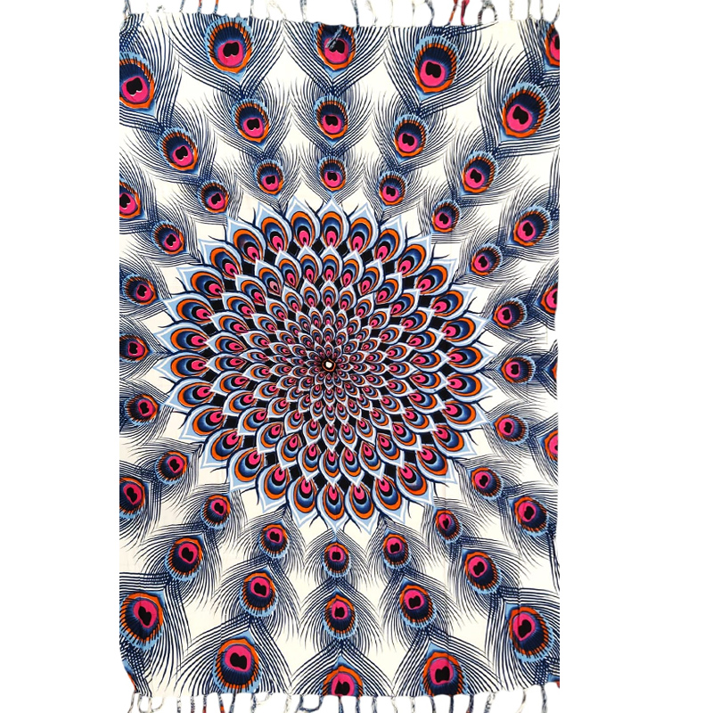 Pareo Mandala de Plumas