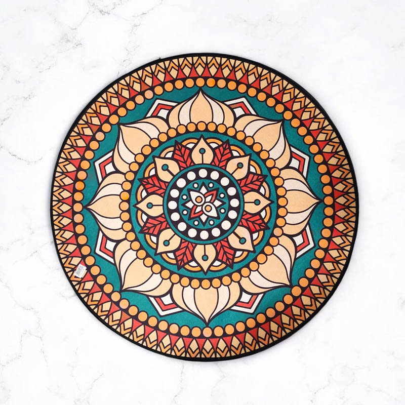 Alfombra Circular Mandala 77cm Diamento Modelo N°2