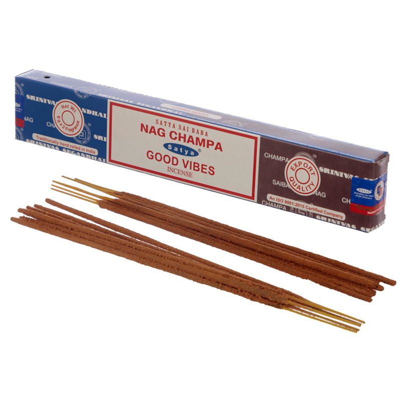 Sahumerio Satya Duo Nag Champa &amp; Good Vibes x16g