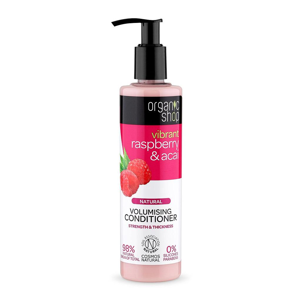Acondicionador Volumen Frambuesa y Acai Organic Shop x280ml