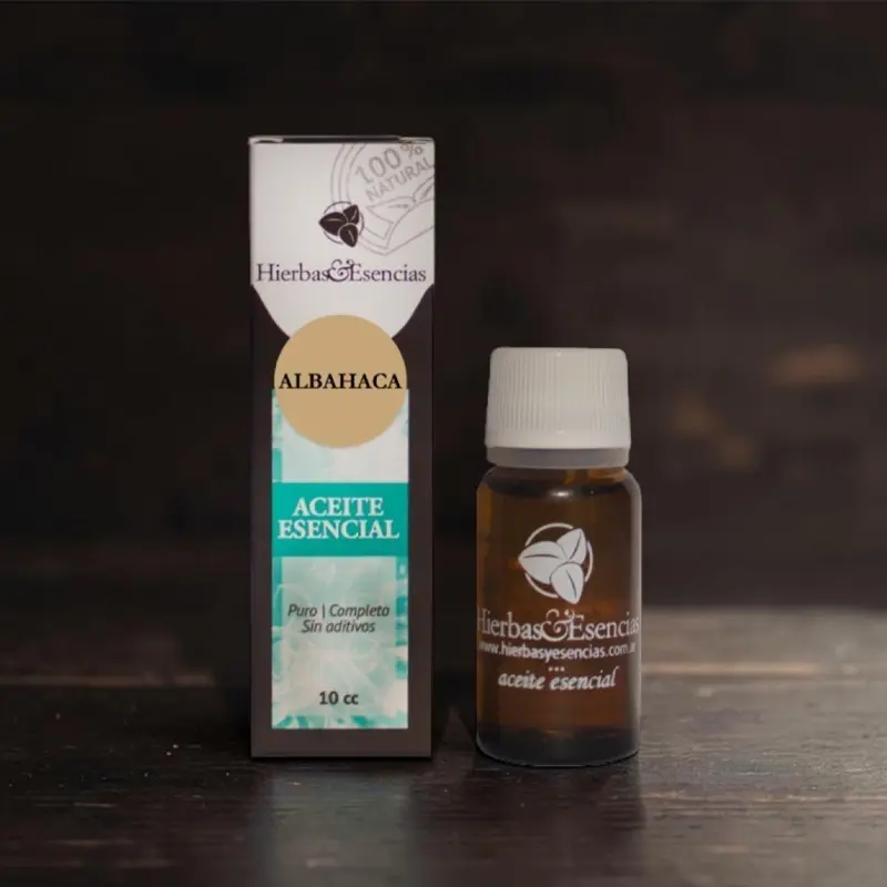 Aceite Esencial Albahaca Hierbas y Esencias