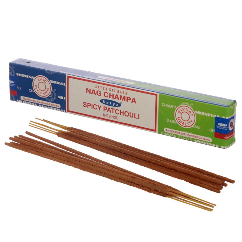 Sahumerio Satya Duo Nag Champa &amp; Spicy Patchouli x16g