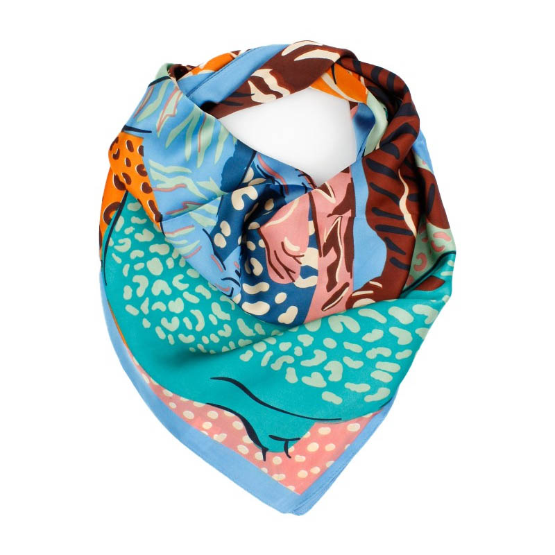 Pañuelo Tiger Storm Night 70x70cm