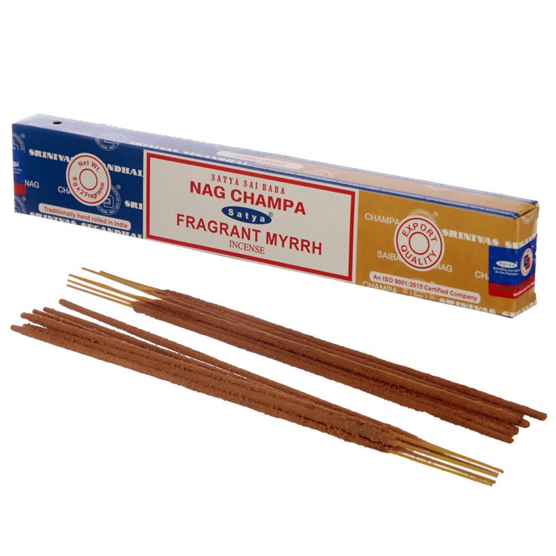 Sahumerio Satya Duo Nag Champa &amp; Fragant Myrrh x16g