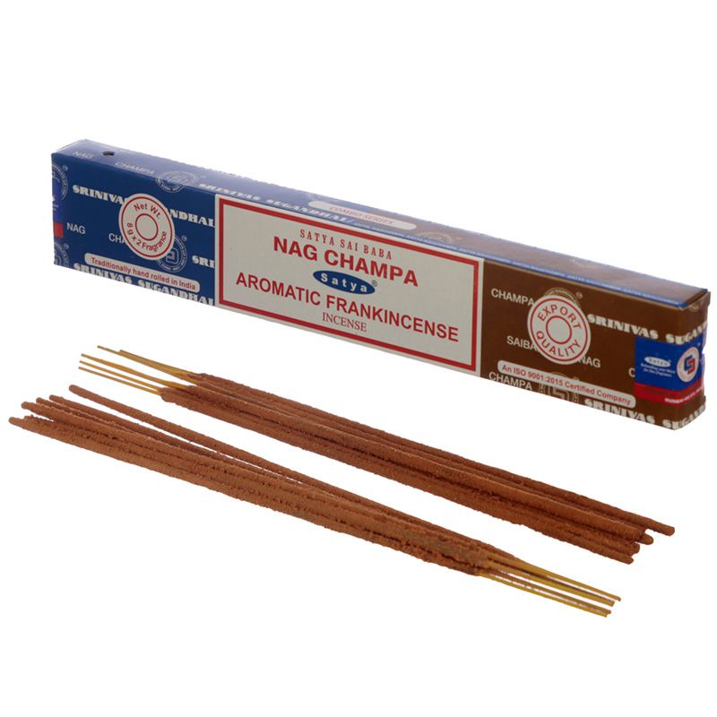 Sahumerio Satya Duo Nag Champa &amp; Aromatic Frankincense x16g