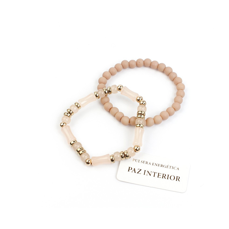 Set Pulseras Elasticas Spring Energy Paz Interior