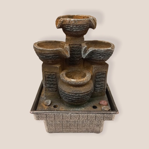 Fuente de Agua con Luz LED 18cm