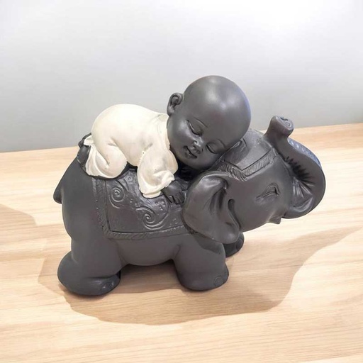 Fuente de Agua Gris con Luz LED 18cm