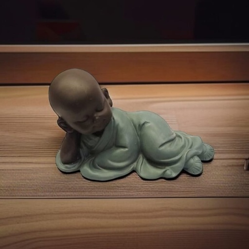 Fuente de Agua Ganesha Dorada con Luz LED 27cm