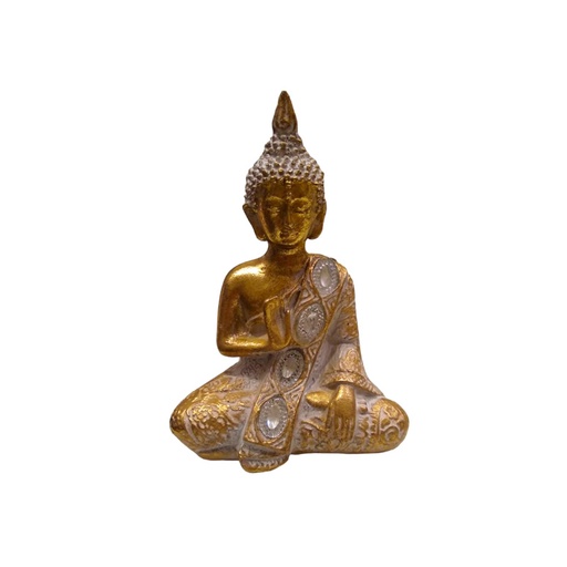 Hornito Hojas Blanco 12cm