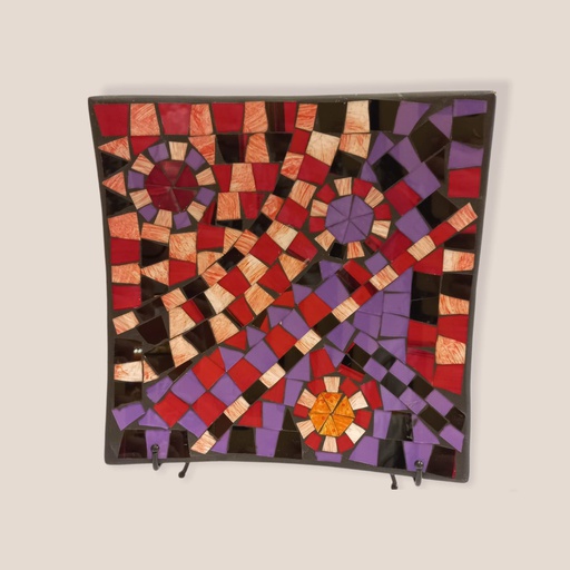 Plato Colores Mosaicos 30x30cm