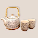 Juego de Tetera con Infusor con 6 Tazas de Té