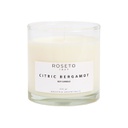 Vela Aromática Citric Bergamot Soy Candle Roseto 250gr