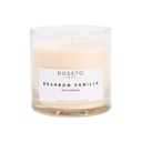 Vela Aromática Bourbon Vainilla Soy Candle Roseto 250gr