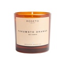 Vela Aromática Fukumoto Orange Soy Candle Ámbar Roseto 250g