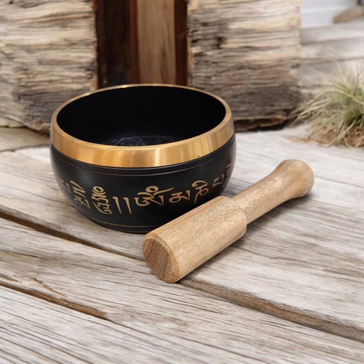 Cuenco Tibetano 11cm Negro