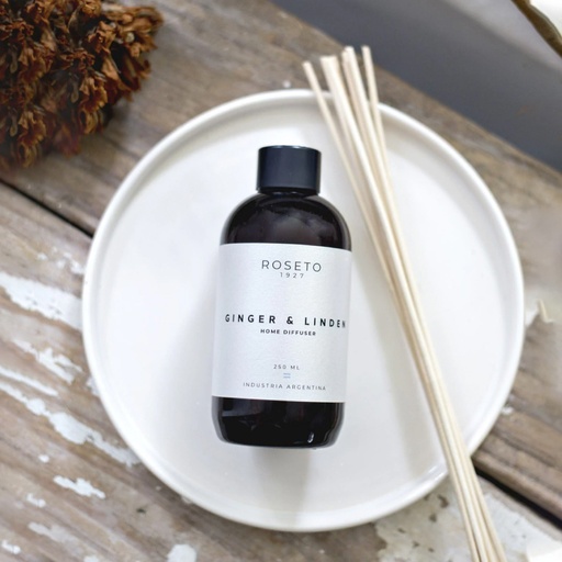 Difusor de Aromas Roseto Ginger & Linden 250ml