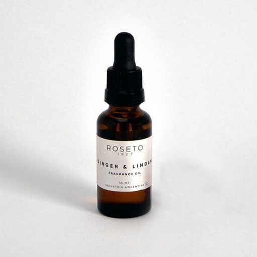 Aceite para Hornillo Roseto Fragance Oil Ginger &amp; Linden Roseto 35ml