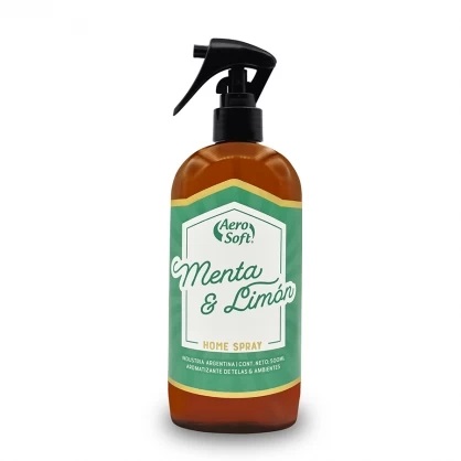 Perfumina Home Spray Aero Soft Menta y Limón 500ml