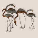 Flamencos Metal 65x75cm