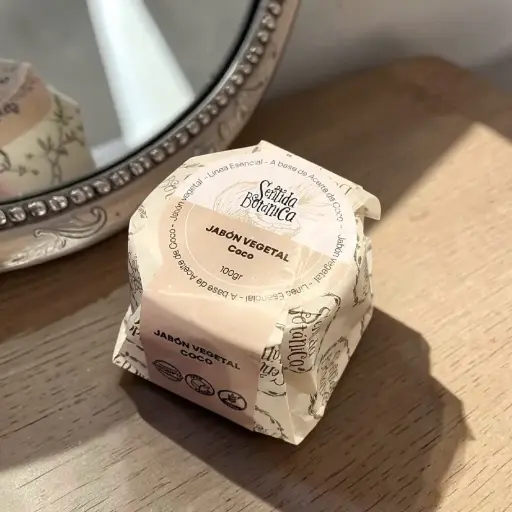 Jabon Vegetal Coco Linea Esencial Sentida Botanica 100gr