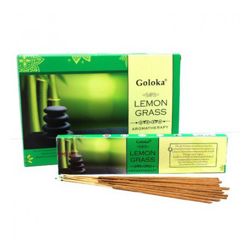 Sahumerio Goloka Aromatherapy Lemon Grass x15g