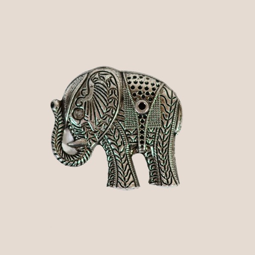 Porta Sahumerio Elefante Metal 5cm