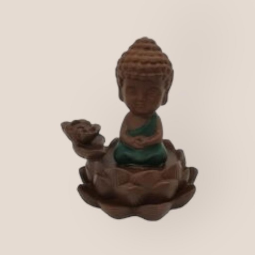 Cascada de Humo Buda en Flor de Loto