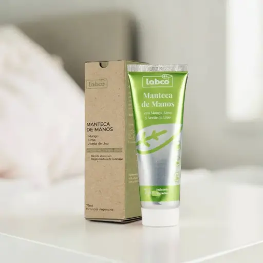 Manteca de Manos Mango, Lima y Aceite de Lino 75ml, Labco
