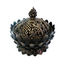 Sahumador Flor de Loto Metal