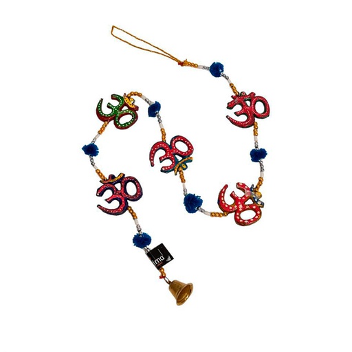 Tira Hindú Resina con 5 Om