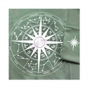 Paño de Tarot Estrella Verde