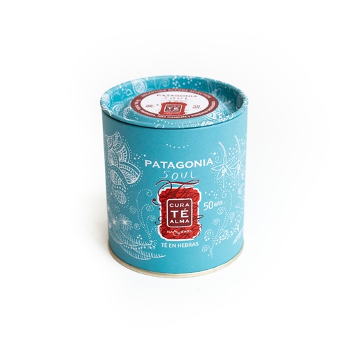 Lata Té Rojo en Hebras Patagonia Soul, Cura Té Alma 50g