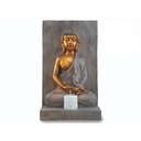 Buda Meditando Porta Velas 34 cm