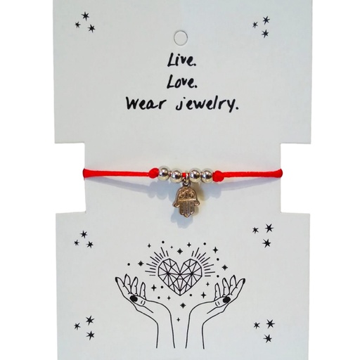 Pulsera Hilo Rojo Mano de Fatima