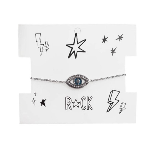 Pulsera Trendy Ojo Turco con Strass