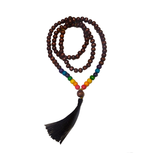 Japa Mala Madera 7 Chakras 108 Cuentas